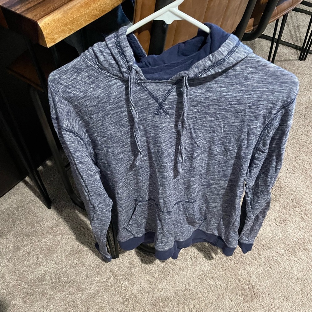 Lightweight navy blue hoody